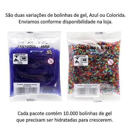 Imagem de Lançador Automático Bolinhas de Gel Elétrico +10.000 Orbeez