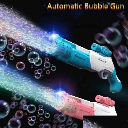 Imagem de Lançador Bolhas De Sabão Bubble Gun Máquina Festa Brinquedo Bola Bolha Tiktok Crianças