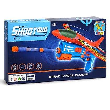 Imagem de Lançador de Aviões com Aviãozinho Planador Premium com Luz Brincar no Parque