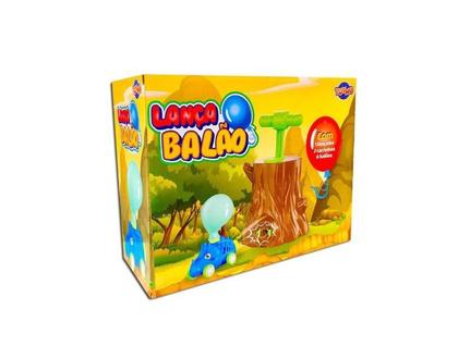 Imagem de Lançador De Carrinho Com Balao Dinossauro - Toyng 45913