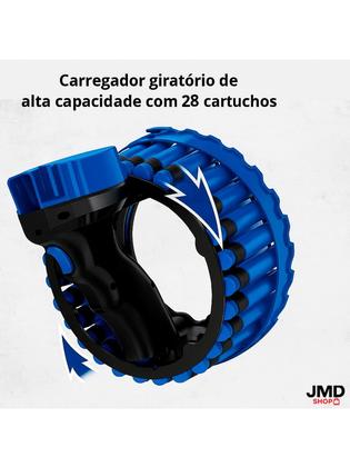 Imagem de Lançador de Dardos Automático  Dardos com Ventosa e Design Ergonômico