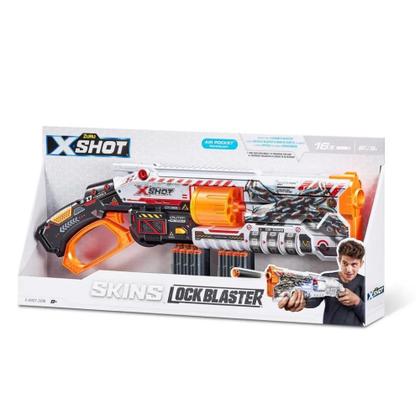 Lançador De Dardos Lockable Blaster X-Shot Brinquedo Para +8 Anos