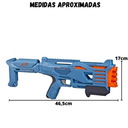 Imagem de Lançador De Dardos Nerf Elite 2.0 Tetrad Qs-4 F5026 - Hasbro