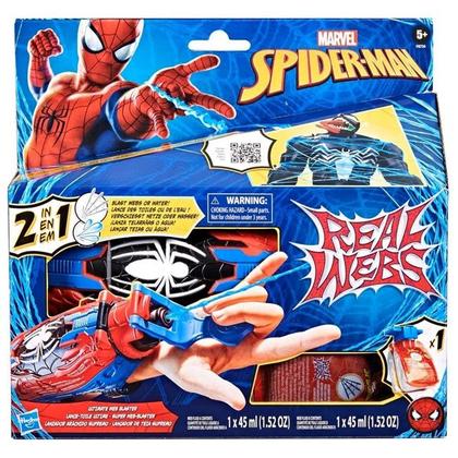 Imagem de Lançador de Teias Supremo 2 em 1 do Homem Aranha Real Webs - Spider-Man - Disney - Marvel - Hasbro - F8734