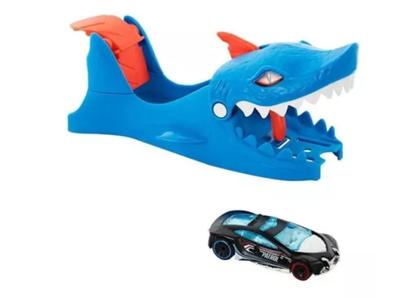 Imagem de Lançador De Tubarões Hot Wheels City Mattel Premium Azul