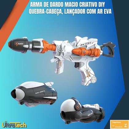 Imagem de Lançador Espacial com Alvo e Dardos  Brinquedo Interativo Infantil Space Blaster ENVIO IMEDIATO