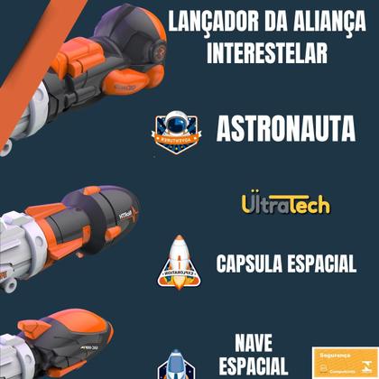 Imagem de Lançador Espacial com Alvo e Dardos  Brinquedo Interativo Infantil Space Blaster ENVIO IMEDIATO