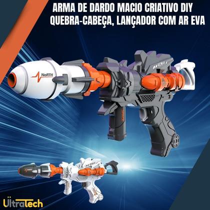 Imagem de Lançador Espacial com Alvo e Dardos  Brinquedo Interativo Infantil Space Blaster ENVIO IMEDIATO