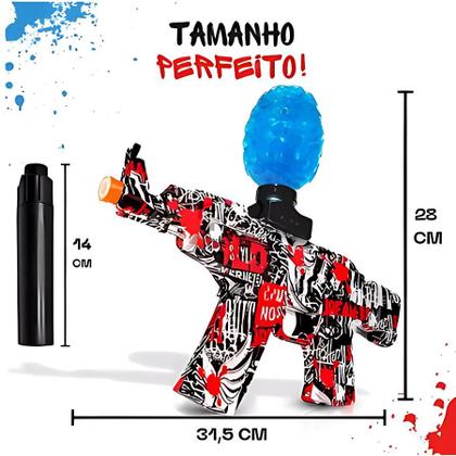 Imagem de Lançador Infantil de Bolinhas de Gel com Disparos Rápidos