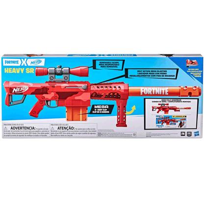 Lançador Nerf Fortnite Heavy Sr Blasted Vermelha Hasbro