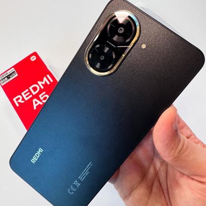 Imagem de Lançamento 2025 Xiaomi Redmi A5 120Hz Câmera 32MP dupla 128GB 8GB RAMBOOST tela de 6.8 com 5200mAh Celular Design Premium Top 1º Custo benefício