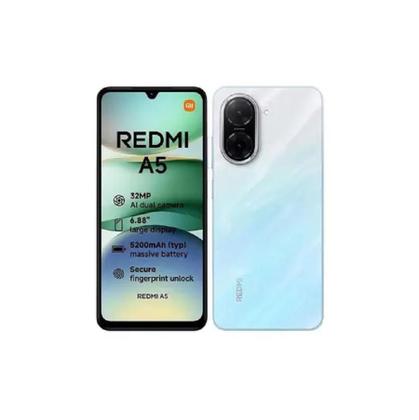 Imagem de Lançamento 2025 Xiaomi Redmi A5 120Hz Câmera 32MP dupla 128GB 8GB RAMBOOST tela de 6.8 com 5200mAh Celular Design Premium Top 1º Custo benefício
