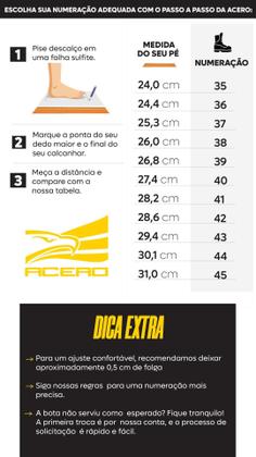 Imagem de Lançamento Bota Tática Confortável Acero Choque Pró Preta Cano Alto