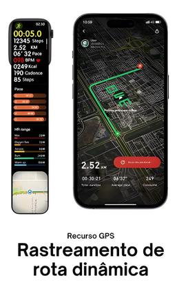Imagem de Lançamento Smartwatch Ultra 3 Ai Chip 5g Câmera Wifi 16gb + 4 Pulseiras