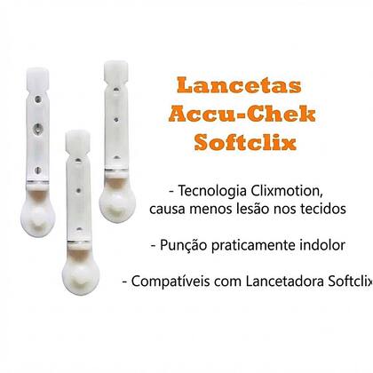 Imagem de Lanceta Accu-Chek Softclix 200 unidades