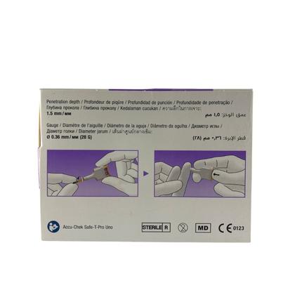 Imagem de Lancetas Accu-chek Safe-t-pro Uno Com 200 Unidades