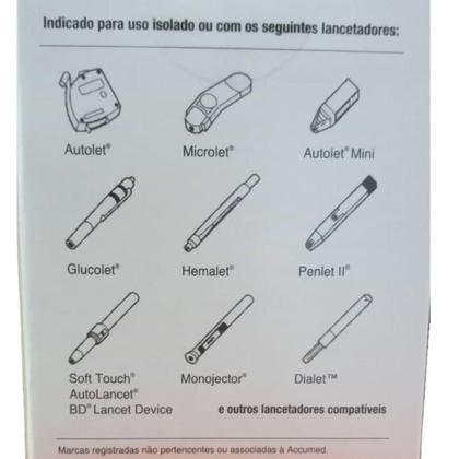 Imagem de Lancetas para lancetador com 100 unidades