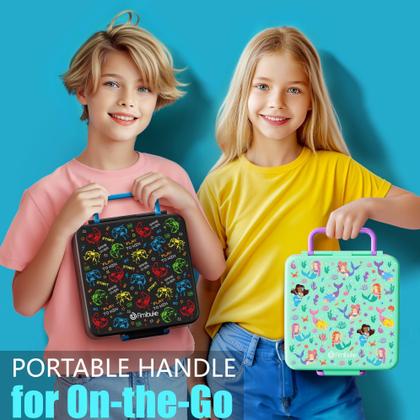 Imagem de Lancheira Bento Fimibuke com garrafa térmica de sopa de 240 ml e 1,8 L