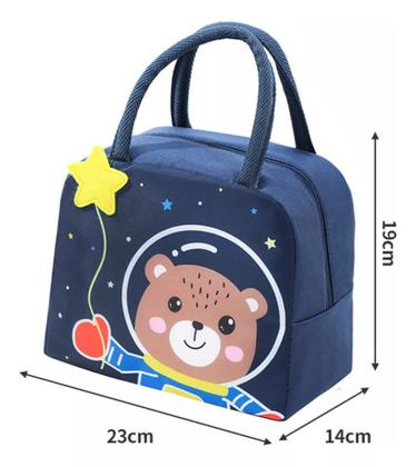 Imagem de Lancheira Bolsa Térmica Infantil Criança Menina Menino 3d