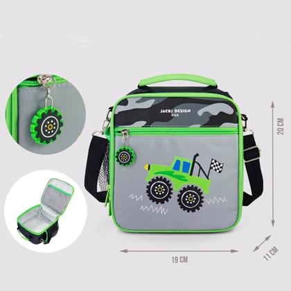 Imagem de Lancheira Bolsa Térmica Necessaire Marmita Lanches Infantil Escola Passeio Creche Menino Menina Alça Ombro