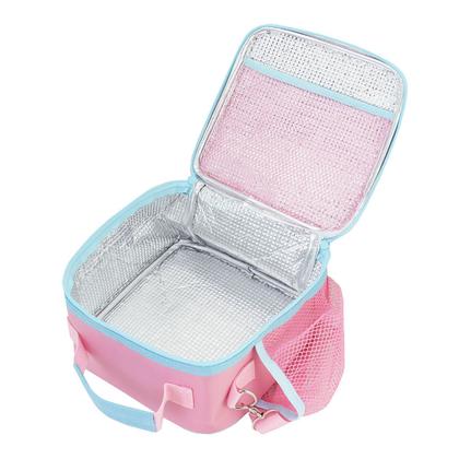 Imagem de Lancheira Bolsa Térmica Necessaire Marmita Lanches Infantil Juvenil Escola Passeio Creche Menino Menina Alça Ombro