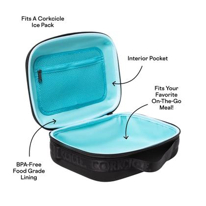 Imagem de Lancheira Corkcicle Lunchpod Isolada em Neoprene Preto
