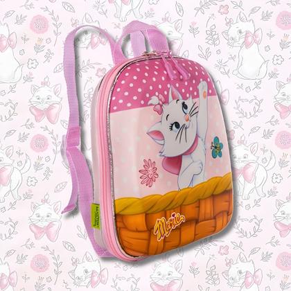 Imagem de Lancheira Costas 3D Gata Marie Impermeável Infantil Escolar