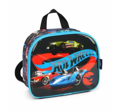 Imagem de Lancheira Costas Hot Wheels Meninos Infantil Escolar
