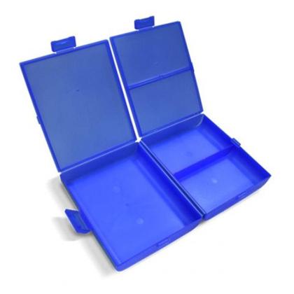 Imagem de Lancheira escolar infantil patati patata marmita 3 divisorias pote duplo passeio com trava azul