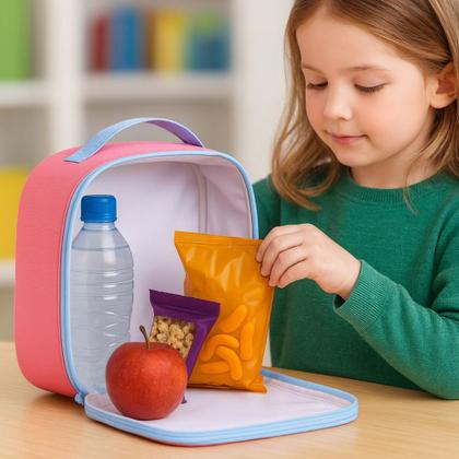 Imagem de Lancheira Escolar Infantil Térmica Grande Liz Menina