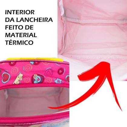 Imagem de Lancheira Escolar Infantil Térmica Maria Clara E Jp - Clio