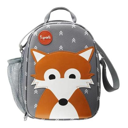 Imagem de Lancheira Garrafa Pote Térmico Escolar Kit Raposa 3 Sprouts