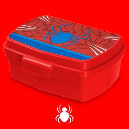 Imagem de Lancheira Grande Escolar Infantil Com Divisória Heróis Bebê