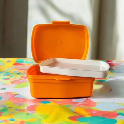 Imagem de Lancheira Infantil Escolar Para Crianças Com 2 Compartimentos E Trava