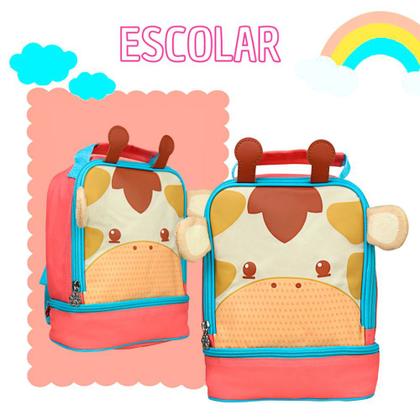 Imagem de Lancheira Infantil Personagem Menina Menino Escolar Termica