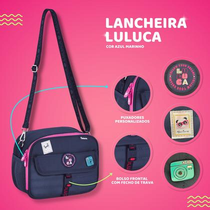 Imagem de Lancheira Luluca Bolsa Térmica Escolar Juvenil Meninas Clio