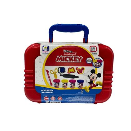 Imagem de Lancheira Mickey Disney Junior com Kit de Massinhas Maleta Escolar