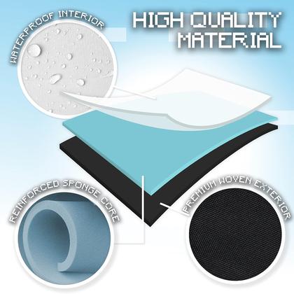 Imagem de Lancheira Minecraft isolada para crianças, lanches de viagem, preta