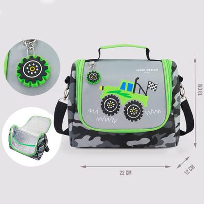 Imagem de Lancheira Necessaire Bolsa Térmica Lanches Infantil Criança Menino Menina Escola Creche Passeio
