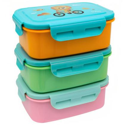 Imagem de Lancheira Potinho Infantil Bento Box Zoo Dino 17309 - Buba