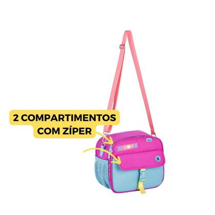 Imagem de Lancheira Témica Com Alça Transversal Luluca Colorida Menina