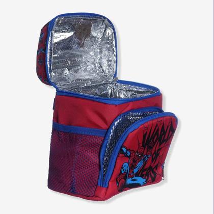 Imagem de Lancheira Térmica 2 Compartimentos Spider-Man Marvel Oficial
