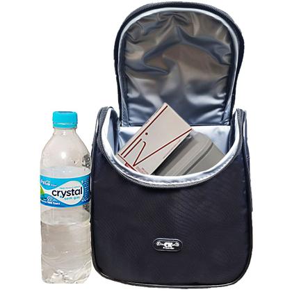 Imagem de Lancheira Térmica 4L CK Presentes 3 em 1 Bolsa Mão Tiracolo e Mochila Trabalho Escola e Viagem