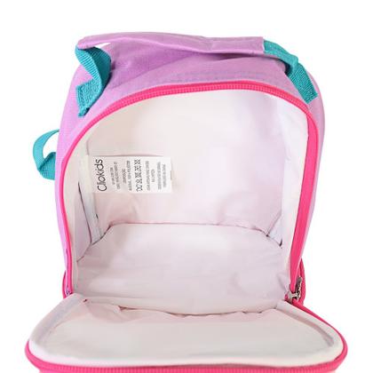 Imagem de Lancheira Térmica Escolar Alça Infantil Unicórnio Criança Menina