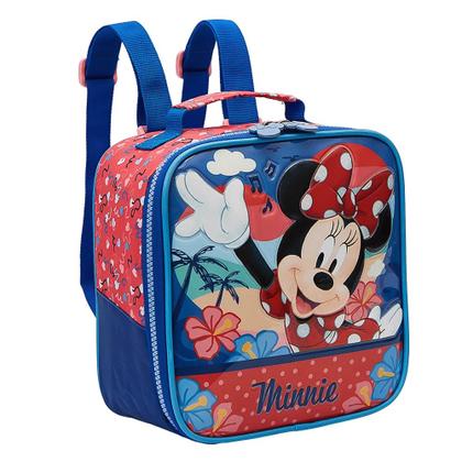 Imagem de Lancheira Térmica Escolar Infantil Disney Minnie Tropical