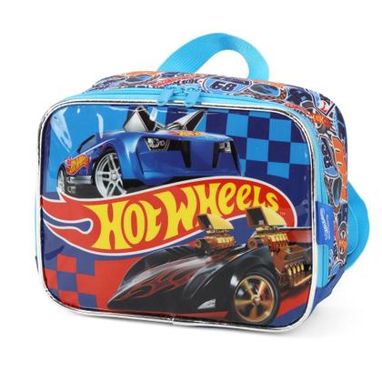 Imagem de Lancheira Termica Escolar Menino Hot Wheels luxcel