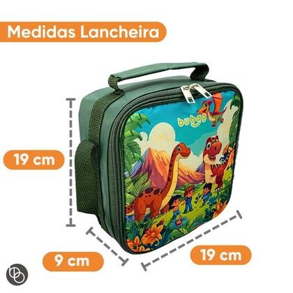 Imagem de Lancheira Térmica Infantil Femina Menino com Alça Transversal Escolar bubag