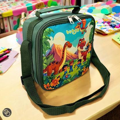 Imagem de Lancheira Térmica Infantil Femina Menino com Alça Transversal Escolar bubag