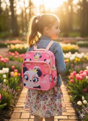 Imagem de Lancheira Térmica Infantil Puket Panda Romântica Rosa