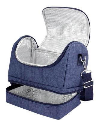 Imagem de Lancheira Térmica Marmita Bolsa Fitness Academia Trabalho Co